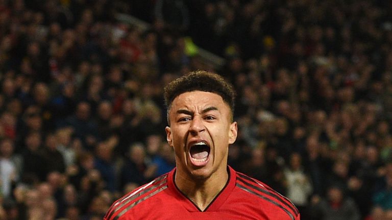 Jesse Lingard celebration