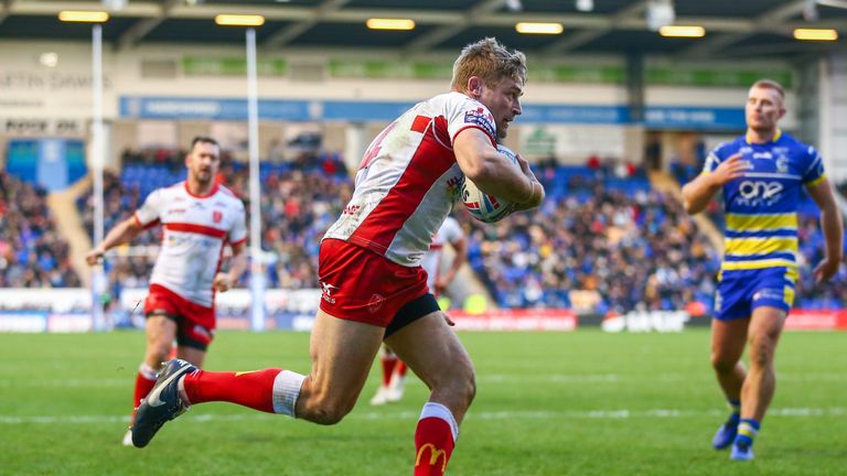 Jimmy Keinhorst scored one of three tries for Hull KR in defeat