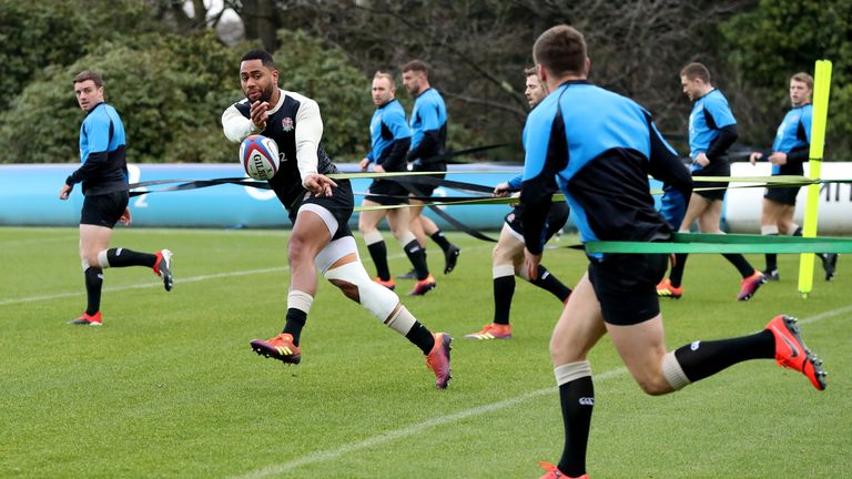 Joe Cokanasiga will be in contention to face France