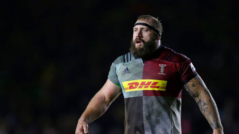 Joe Marler of Harlequins in Premiership Rugby action