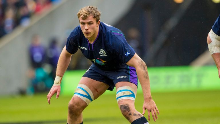 09/02/19 GUINNESS SIX NATIONS.SCOTLAND v IRELAND (13-22).BT MURRAYFIELD STADIUM - EDINBURGH.Jonny Gray in action for Scotland