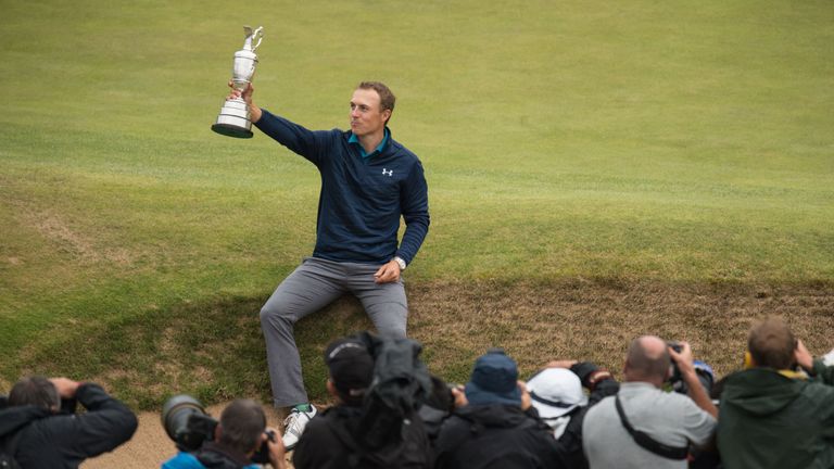 Spieth won the last of his three majors at The Open in 2017