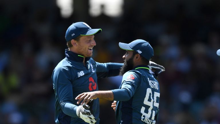 Jos Buttler and Adil Rashid on ODI action for England