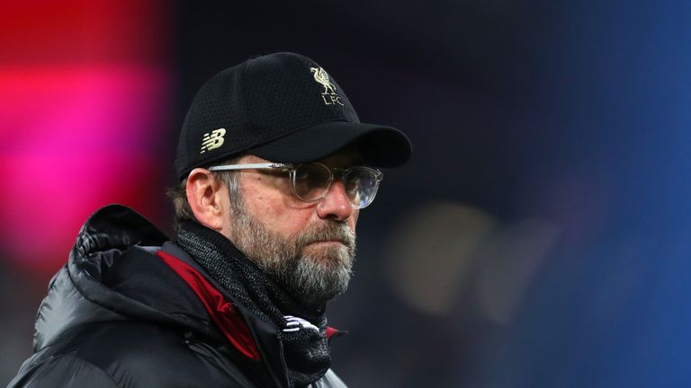 Jurgen Klopp during the Premier League match between West Ham United and Liverpool at The London Stadium