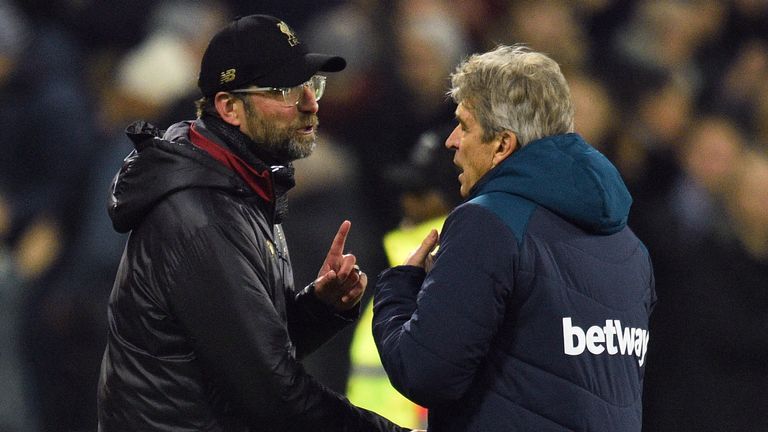 Manuel Pellegrini and Sadio Mane