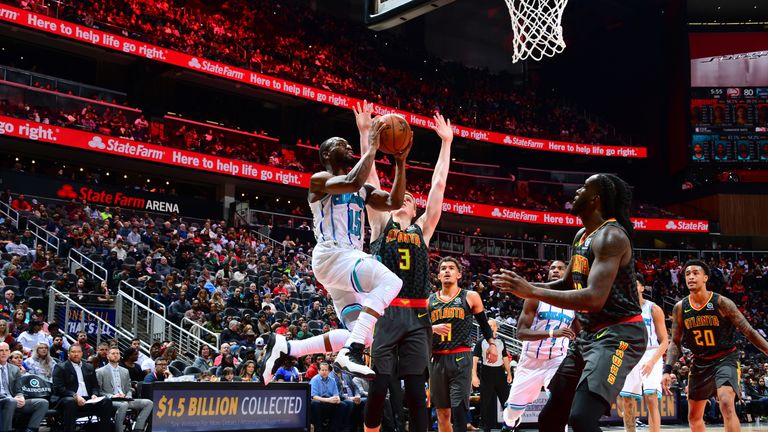 Kemba Walker reached the 30-point mark for the fourth straight game