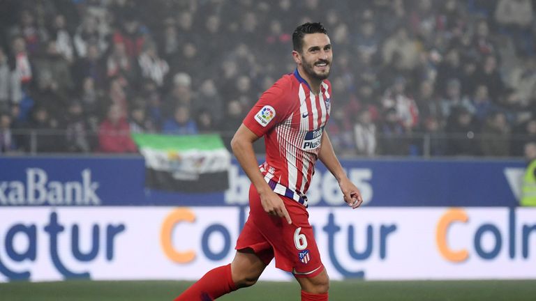 Koke is expected to start for Atletico against Juventus