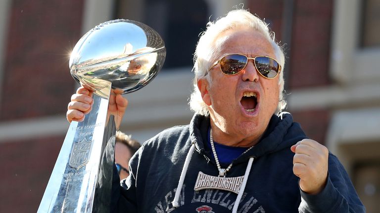 The 2019 Super Bowl victory was Robert Kraft's sixth as owner.