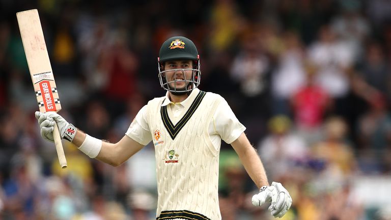 Kurtis Patterson scored a century in only his second Test match for Australia