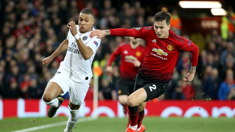 Kylian Mbappe had the United defence on the run all night last Tuesday