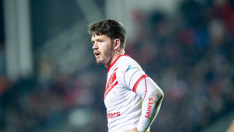 Picture by Allan McKenzie/SWpix.com - 31/01/2019 - Rugby League - Betfred Super League - St Helens v Wigan Warriors - The Totally Wicked Stadium, Langtree Park, St Helens, England - Lachlan Coote.