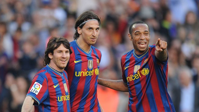 Messi, Ibrahimovic and Henry