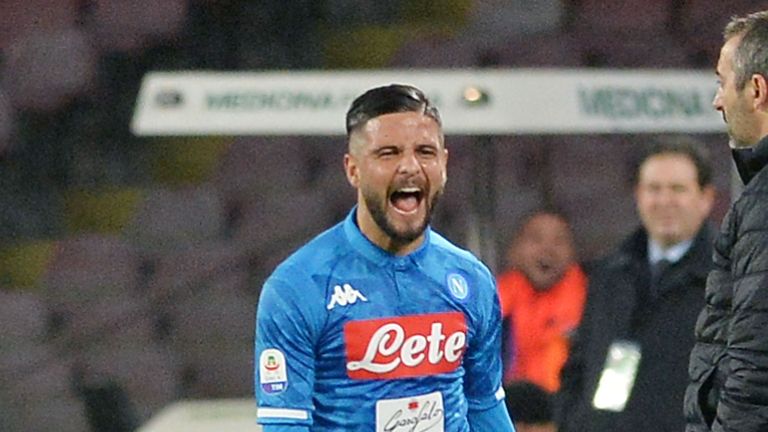 Lorenzo Insigne scored for Napoli on Saturday 