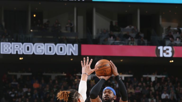 MILWAUKEE, WI - FEBRUARY 9:  Terrence Ross #31 of the Orlando Magic shoots the ball against the Milwaukee Bucks on February  9, 2019 at the Fiserv Forum Center in Milwaukee, Wisconsin. NOTE TO USER: User expressly acknowledges and agrees that, by downloading and or using this Photograph, user is consenting to the terms and conditions of the Getty Images License Agreement. Mandatory Copyright Notice: Copyright 2019 NBAE (Photo by Gary Dineen/NBAE via Getty Images). 