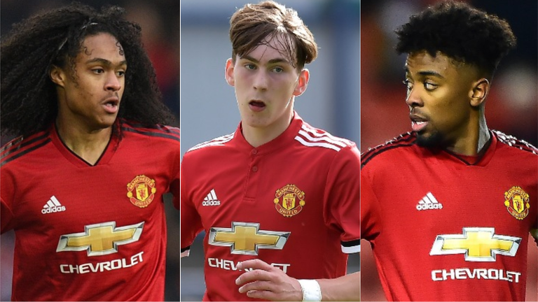 Manchester United trio Tahith Chong, James Garner and Angel Gomes are to be included in Wednesday's matchday squad