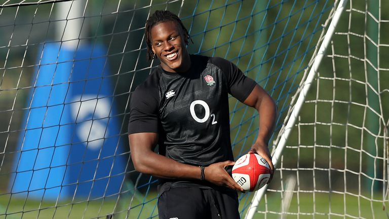 Maro Itoje is recovering after damaging his medial knee ligament