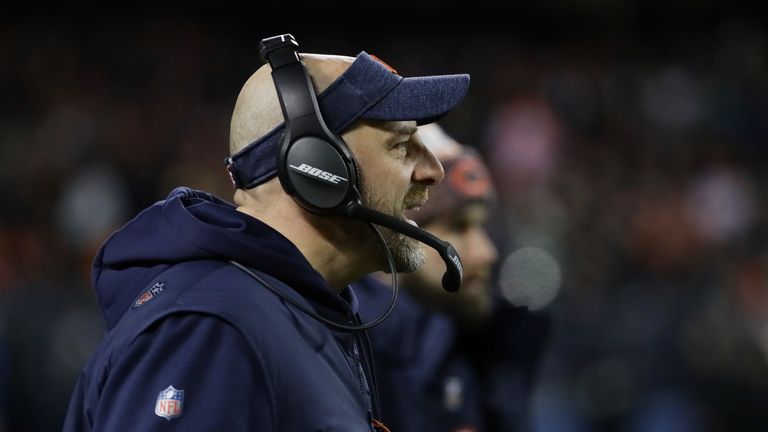 Matt Nagy took the award for Coach of the Year