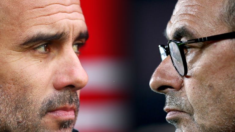 Pep Guardiola, Maurizio Sarri

