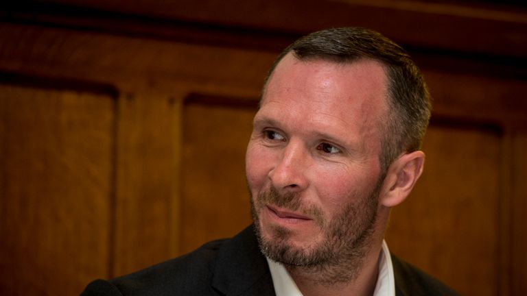 Oxford United manager Michael Appleton during the Players Trust Launch Reception at the Houses of Parliament in London, 28 March 2017