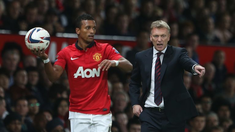 Nani was used sparingly by David Moyes at Manchester United