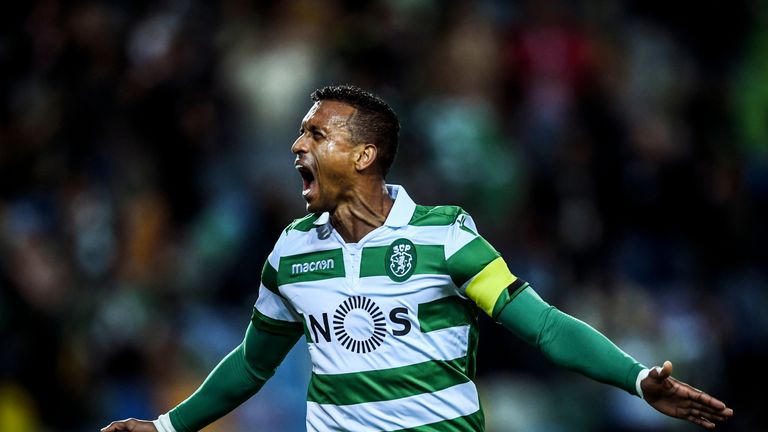 Nani has scored nine goals and added seven assists in 28 appearances this season for Sporting