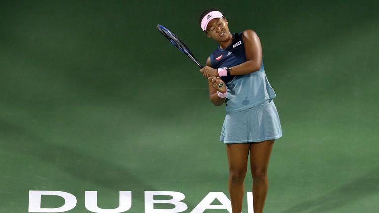 Naomi Osaka suffered a surprise defeat in Dubai
