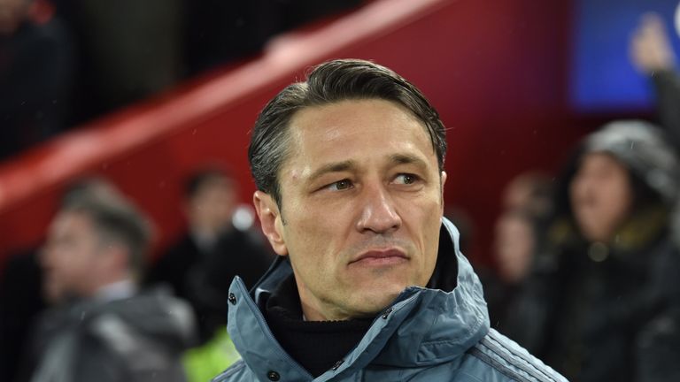Bayern Munich manger Niko Kovac prior to the UEFA Champions League round of 16, first leg between Liverpool and Bayern Munich at Anfield