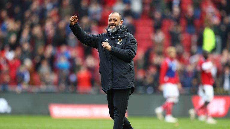 Nuno Espirito Santo was delighted with Wolves&#39; display against Bristol City