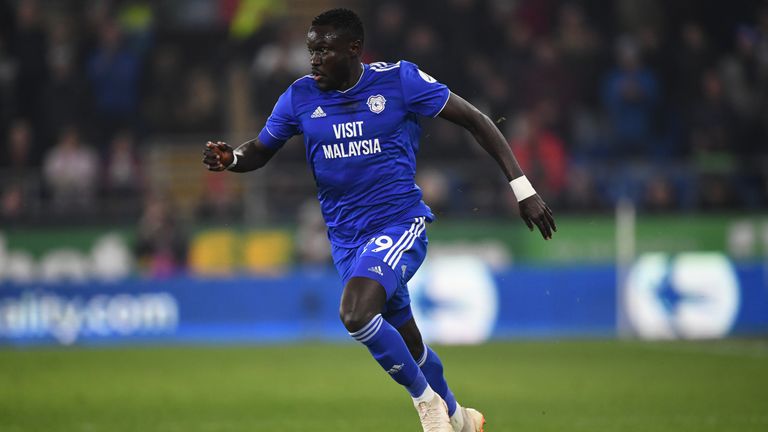 Oumar Niasse in action for Cardiff