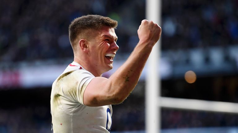  during the Guinness Six Nations match between England and France at Twickenham Stadium on February 10, 2019 in London, England.