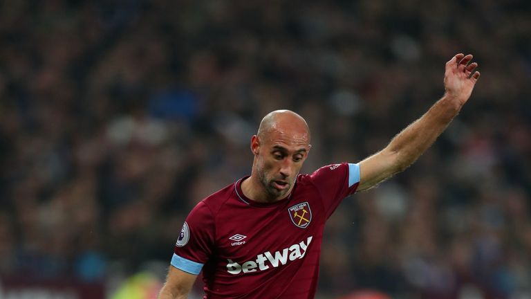 Pablo Zabaleta says there is a feel good factor in West Ham's dressing room
