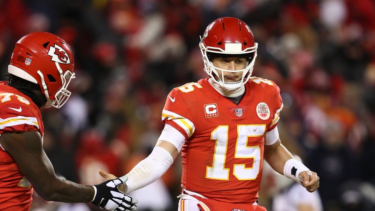 Patrick Mahomes scooped two top awards on saturday 