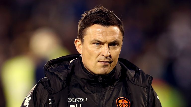 LONDON, ENGLAND - APRIL 03: Paul Heckingbottom, Manager of Leeds United looks on prior to the Sky Bet Championship match between Fulham and Leeds United at Craven Cottage on April 3, 2018 in London, England.  (Photo by Catherine Ivill/Getty Images)