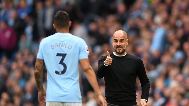 Danilo believes Pep Guardiola's experience of winning titles can help City to their second consecutive Premier League trophy