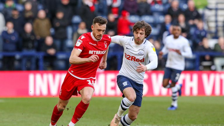 Preston were held to a goalless draw against Nottingham Forest