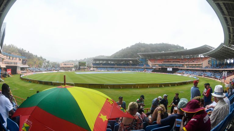 Rain led to the third ODI between Windies and England being abandoned in Grenada