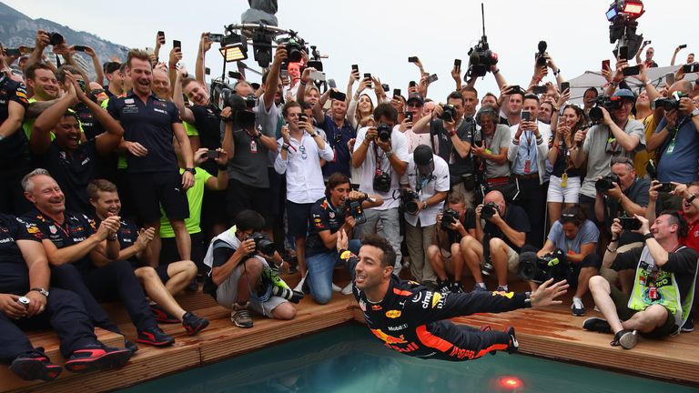 during the Monaco Formula One Grand Prix at Circuit de Monaco on May 27, 2018 in Monte-Carlo, Monaco.