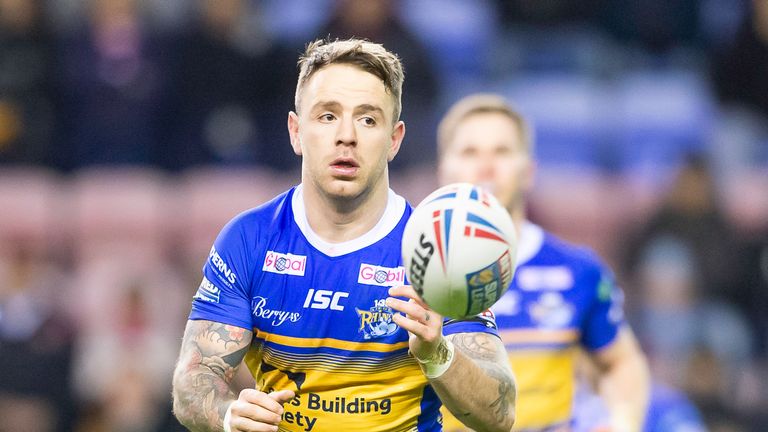 Picture by Allan McKenzie/SWpix.com - 08/02/2019 - Rugby League - Betfred Super League - Wigan Warriors v Leeds Rhinos - DW Stadium, Wigan, England - Richie Myler.