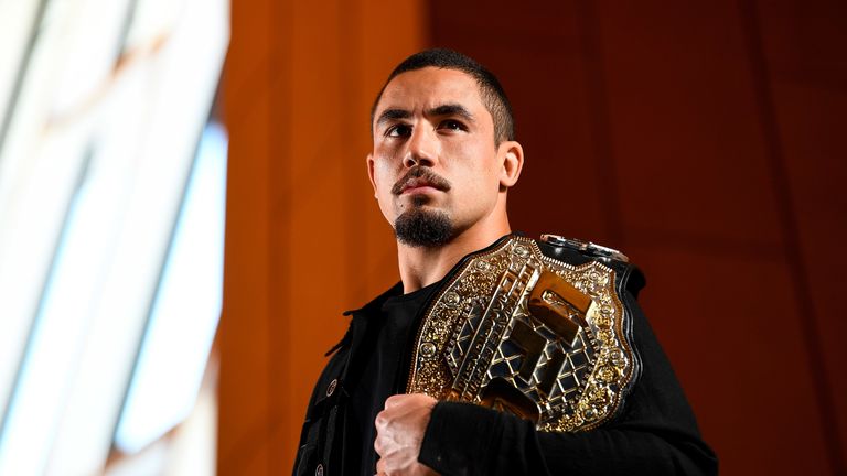 Robert Whittaker during a UFC 221 media opportunity on October 31, 2017 in Perth, Australia.