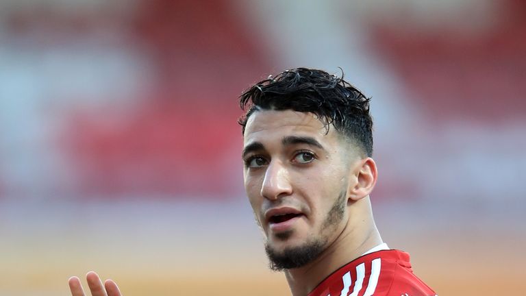 Said Benrahma scored a hat-trick for Brentford