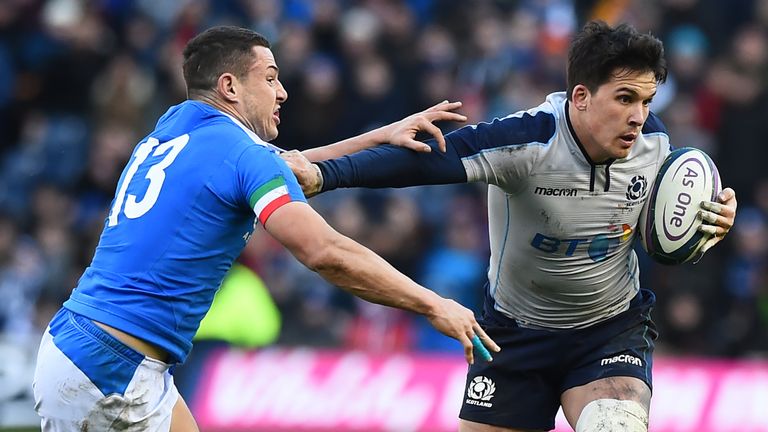 Sam Johnson shone in Scotland's third win in 20 attempts at the start of a Six Nations