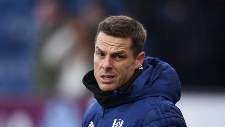 First Team Coach Scott Parker prior to the Premier League match between Burnley and Fulham at Turf Moor on January 12, 2019