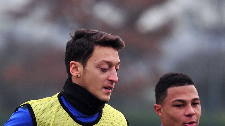 Serge Gnabry and Mesut Ozil were part of the Arsenal side which won the FA Cup in 2014 and 2015