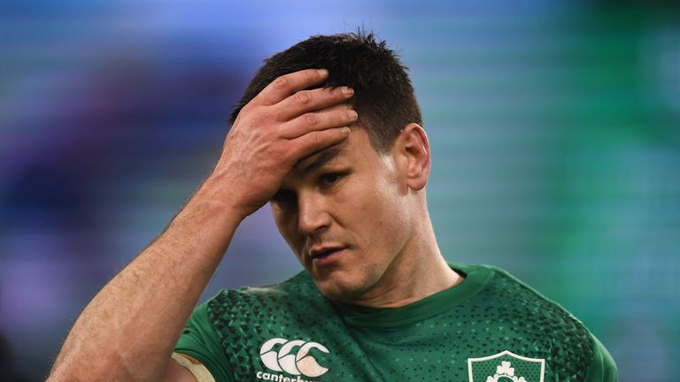 2 February 2019; Jonathan Sexton of Ireland following the Guinness Six Nations Rugby Championship match between Ireland and England in the Aviva Stadium in Dublin. Photo by David Fitzgerald/Sportsfile