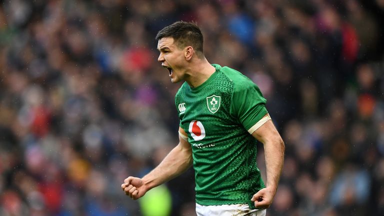  during the Guinness Six Nations match between Scotland and Ireland at Murrayfield on February 9, 2019 in Edinburgh, Scotland.