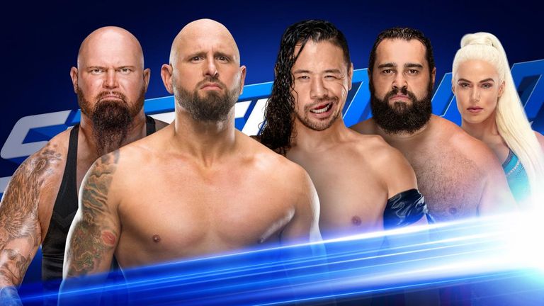 Shinsuke Nakamura and Rusev form an unlikely alliance to take on Luke Gallows and Karl Anderson tonight