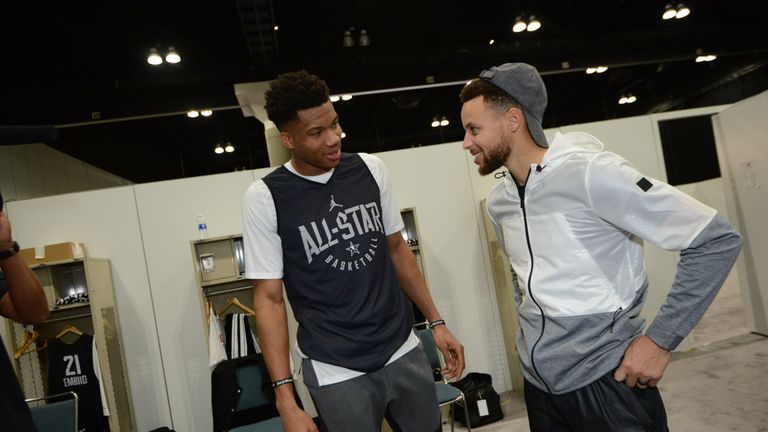 Steph Curry made Giannis his No 1 pick in last year's All-Star draft