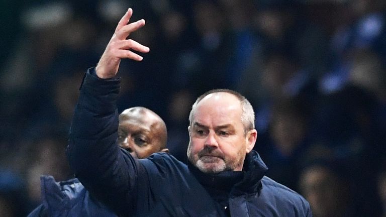 01/02/19 LADBROKES PREMIERSHIP.KILMARNOCK V HEARTS.RUGBY PARK - KILMARNOCK.Kilmarnock Manager Steve Clarke