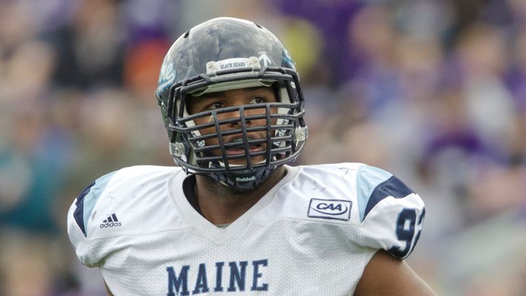 Trevor Bates played college football at the University of Maine, and joined the Detroit Lions last year