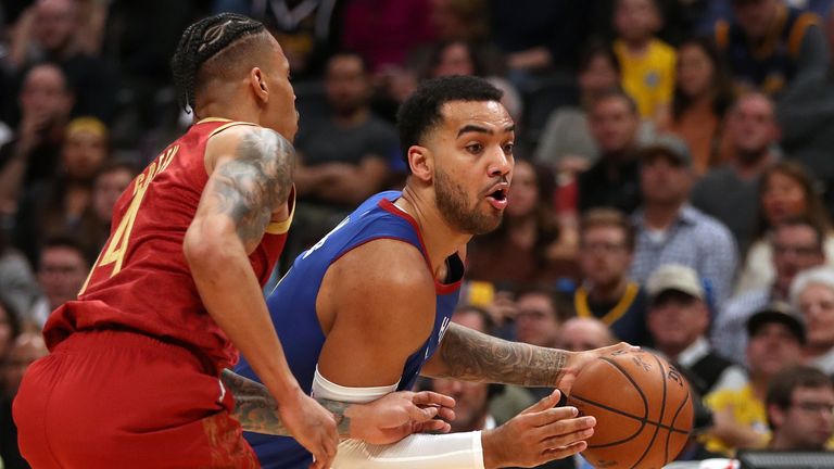 Trey Lyles #7 of the Denver Nuggets drives against Gerald Green #14 of the Houston Rockets in the fourth quarter at the Pepsi Center on February 01, 2019 in Denver, Colorado